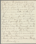 William Waldegrave, Lord Radstock to Jane Porter, autograph letter signed