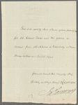 James Saumarez, document signed