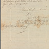 Archibald Gorrie to Miss Threipland, autograph letter signed