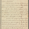 Frederick William Campbell to Jane Porter, autograph letter signed
