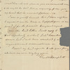 Frederick William Campbell to Jane Porter, autograph letter signed