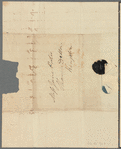 Frederick William Campbell to Jane Porter, autograph letter signed