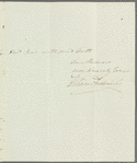 William Frederick, Duke of Gloucester to Jane Porter, autograph letter signed