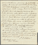 John Coakley Lettsom to Miss Porter, autograph letter signed