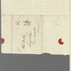 John Coakley Lettsom to Miss Porter, autograph letter signed