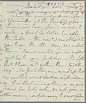 William Waldegrave, Lord Radstock to Jane Porter, autograph letter signed