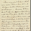 Frederick William Campbell to Jane Porter, autograph letter signed