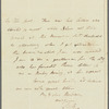 S. R. to Miss Porter, autograph letter signed