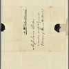 Frederick William Campbell to Jane Porter, autograph letter signed