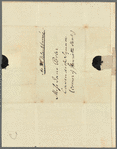 Frederick William Campbell to Jane Porter, autograph letter signed