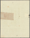 Frederick William Campbell to Jane Porter, autograph letter signed