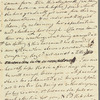 Frederick William Campbell to Jane Porter, autograph letter signed