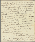 Frederick William Campbell to Jane Porter, autograph letter signed
