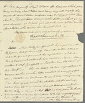 Frederick William Campbell to Jane Porter, autograph letter signed