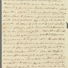 Frederick William Campbell to Jane Porter, autograph letter signed
