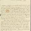 Frederick William Campbell to Jane Porter, autograph letter signed