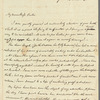 Frederick William Campbell to Jane Porter, autograph letter signed