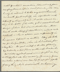 Frederick William Campbell to Jane Porter, autograph letter signed