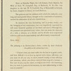 Frederick William Campbell, printed handbill