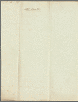 Sir Edward Thornton to Robert Ker Porter, autograph letter signed