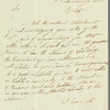 William Schaw Cathcart, Lord Cathcart to Robert Ker Porter, autograph letter signed