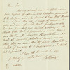 William Schaw Cathcart, Lord Cathcart to Robert Ker Porter, autograph letter signed