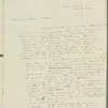 Egerton Brydges to Miss Porter, autograph letter signed
