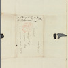 Egerton Brydges to Miss Porter, autograph letter signed