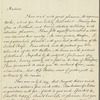 William Warrington to Jane Porter, autograph letter signed