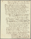 William Warrington to Jane Porter, autograph letter signed