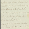 Frederick William Campbell to Jane Porter, autograph letter signed