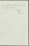 "The Young Martyr" to Jane Porter, autograph letter third person