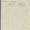 Frederick William Campbell to Captain Newton Chambers, autograph letter signed (copy)