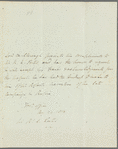 Robert Stewart, Lord Castlereagh to Robert Ker Porter, autograph letter third person