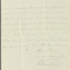 William Frederick, Duke of Gloucester to Jane Porter, autograph letter signed