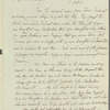 Joseph Palmer to Mrs. Porter, autograph letter signed