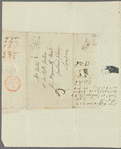 Joseph Palmer to Mrs. Porter, autograph letter signed