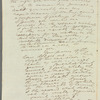 Sir Egerton Brydges to Miss Porter, autograph letter signed