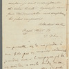 Albertine de Staël to Miss Porter, autograph letter signed