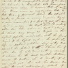 Jane Porter to unidentified recipient, autograph letter (draft; incomplete)