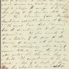 Jane Porter to unidentified recipient, autograph letter (draft; incomplete)