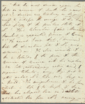 Jane Porter to unidentified recipient, autograph letter (draft; incomplete)