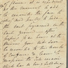 Unidentified sender to unidentified recipient, autograph letter