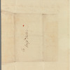 Robert Pearse Gillies to Miss Porter, autograph letter signed
