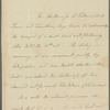 Adelaide O'Keeffe to Jane Porter, autograph letter third person