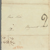 Albertine de Staël to Miss Porter, autograph letter signed