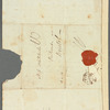 William Ouseley to Miss Whitlocke, autograph letter signed (incomplete)
