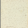 Mary Ann Hanway to "my dear friend," autograph letter signed
