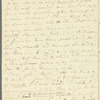 Mary Ann Hanway to "my dear friend," autograph letter signed