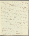 Mary Ann Hanway to "my dear friend," autograph letter signed